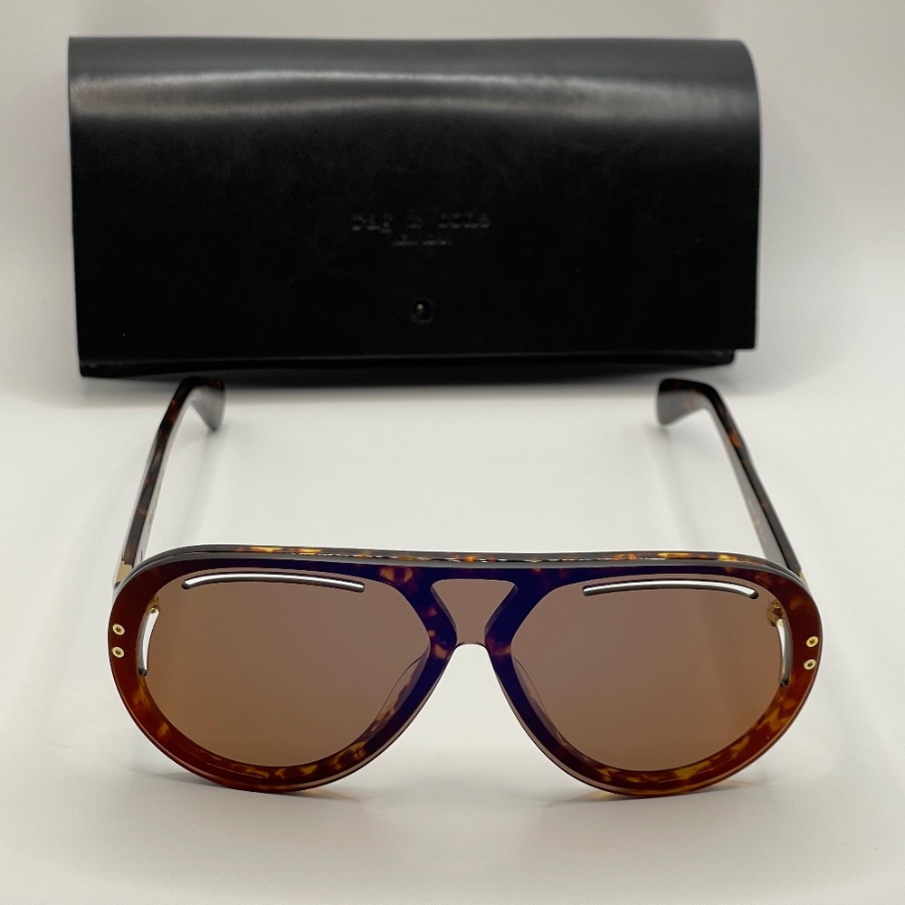 Tortoise Aviator Ran and Bone Sunglasses